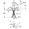 Смеситель Grohe Eurostyle Cosmopolitan DN 15