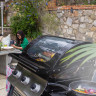 Газовый гриль для дачи SAHARA S375 3B BBQ Smokey Teal (дымчатый)