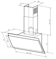 Вытяжка LEX Furia 600 (черный)