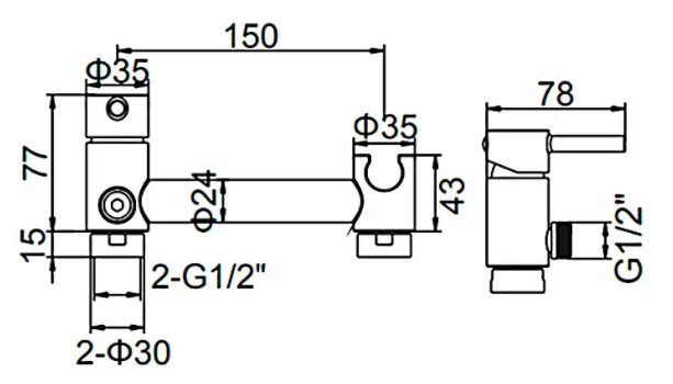 Смеситель Ledeme L5398-6