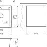 Кухонная мойка Granula GR-4651 (черный)