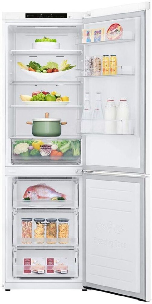 Холодильник с нижней морозильной камерой LG DoorCooling GW-B459SQLM