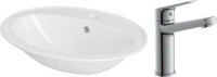 Умывальник Cersanit Calla 54 S-UM-Cl/1-w + 63037
