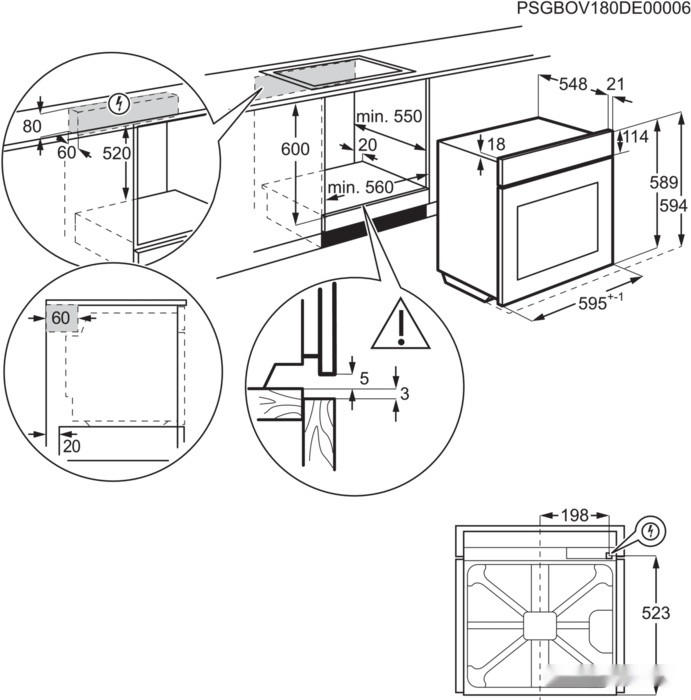 Духовой шкаф Electrolux EOF5C50Z