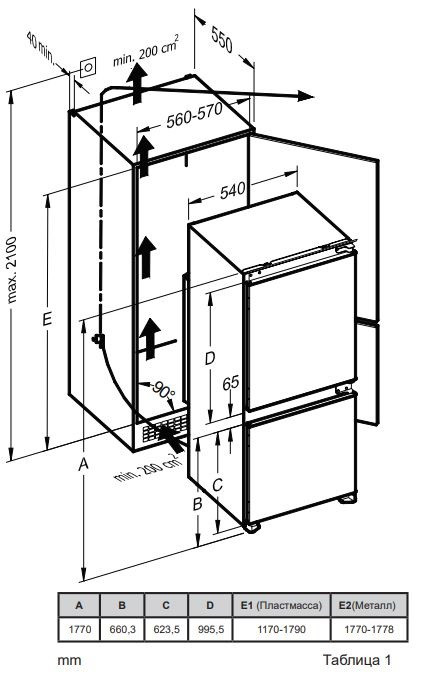 Холодильник с нижней морозильной камерой Zigmund & Shtain BR 08.1781 SX
