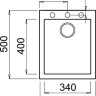Кухонная мойка Elleci Quadra 100 Nero Pietra G54