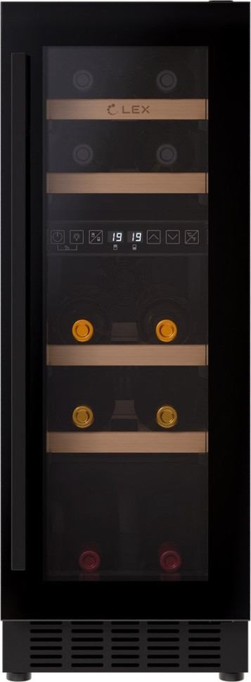 Винный шкаф LEX LWD3017BL Dual Zone