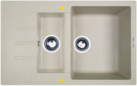 Кухонная мойка Zigmund &amp; Shtain RECHTECK 775.2 (Речной песок)