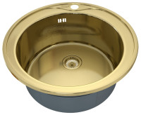 Кухонная мойка Zorg PVD SZR-510/205 BRONZE