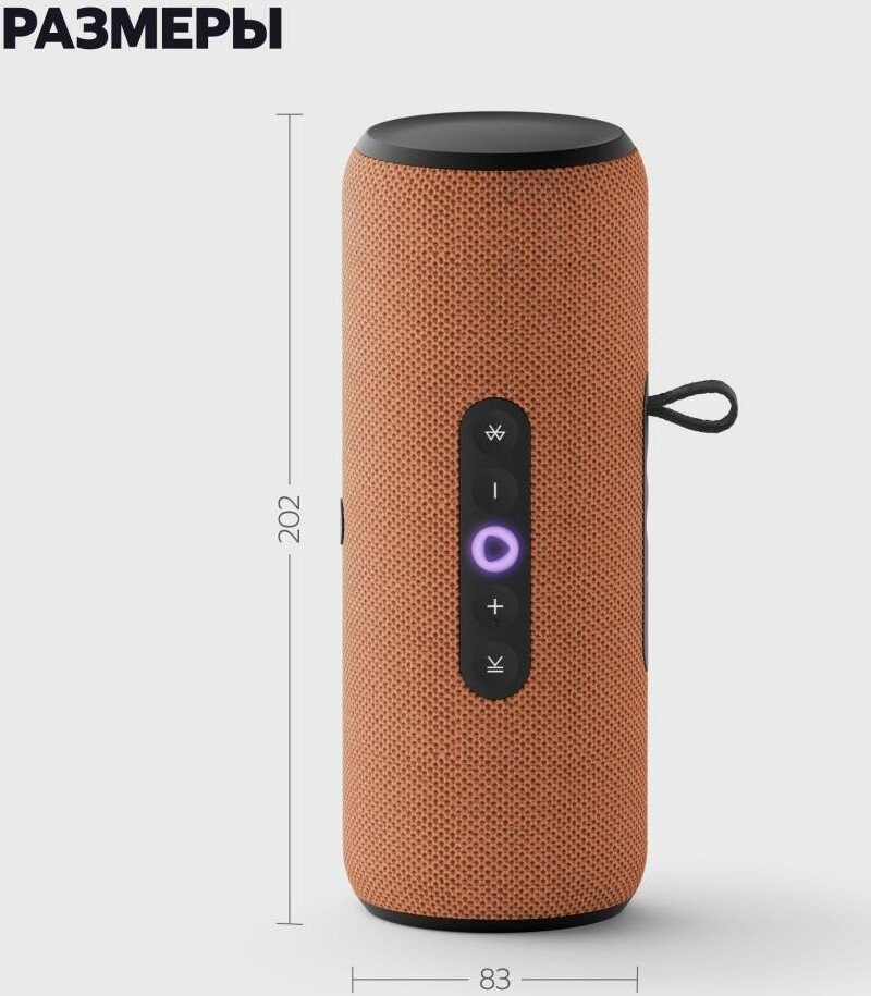 Умная колонка Яндекс Станция Стрит (оранжевый)