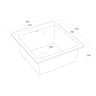 Кухонная мойка Paulmark Zemar PM104651-WH