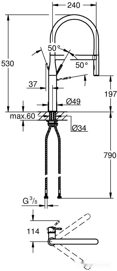 Смеситель Grohe Essence 30294000 (хром)