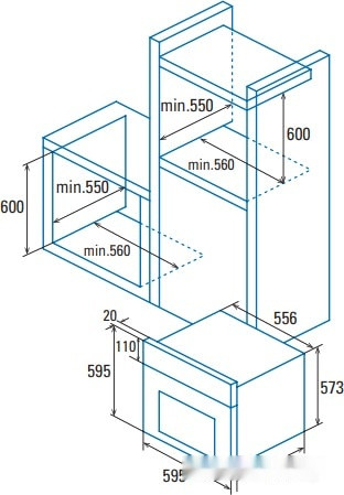 Духовой шкаф CATA MDS 7206 BK