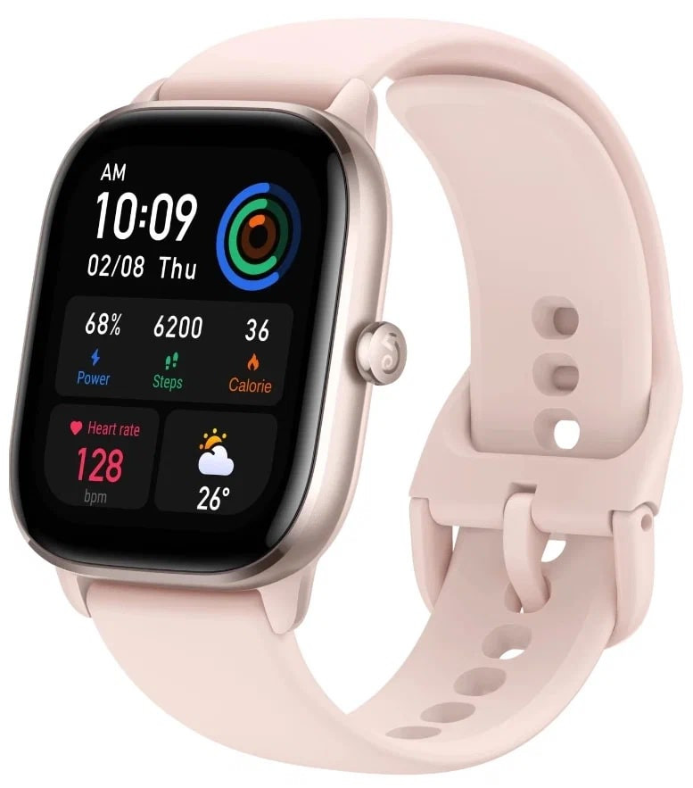 Умные часы Amazfit GTS 4 Mini (фламинго розовый)