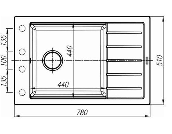 Кухонная мойка Gerhans B28 (Black)