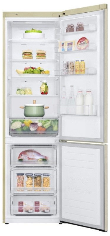Холодильник с нижней морозильной камерой LG GA-B509SEKL