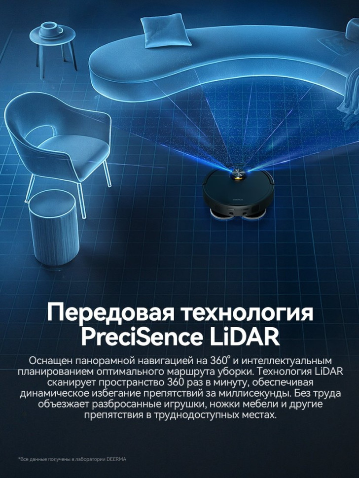 Робот-пылесос Deerma DEM-X70