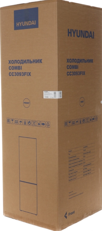 Холодильник Hyundai CC3093FIX (нержавеющая сталь)