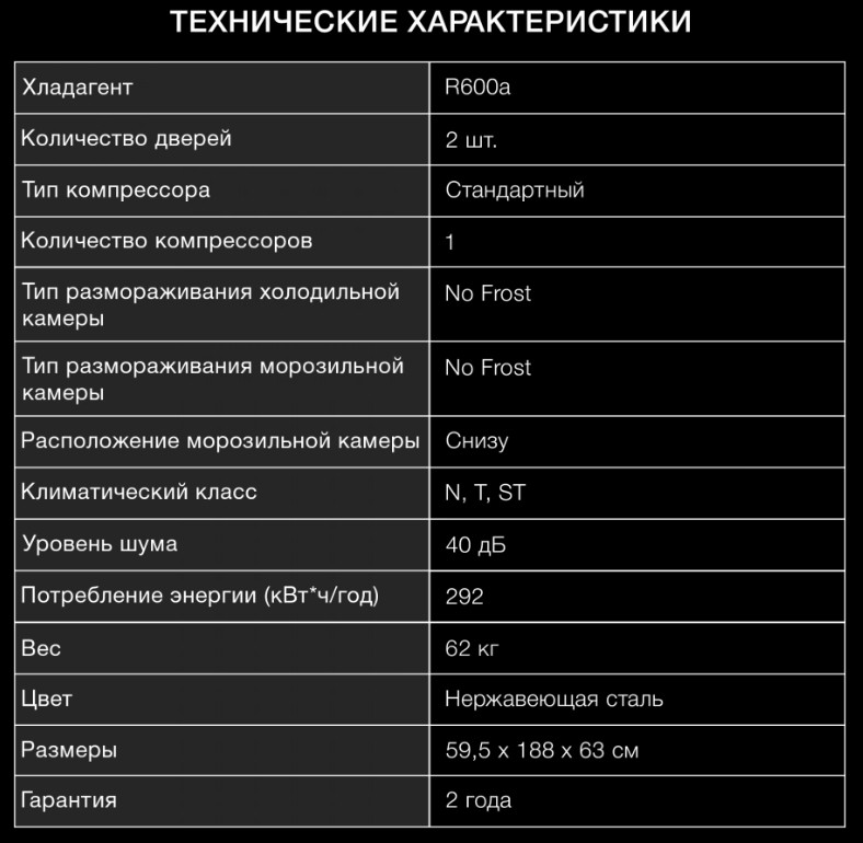 Холодильник Hyundai CC3093FIX (нержавеющая сталь)