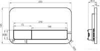 Панель смыва Villeroy &amp; Boch ViConnect 922490AN (черный мат)