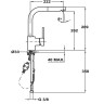 Смеситель Teka ARK 938 черная эмаль