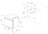 Духовой шкаф LEX EDM 070 IX