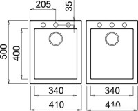 Кухонная мойка Elleci Quadra 200 K86 Black