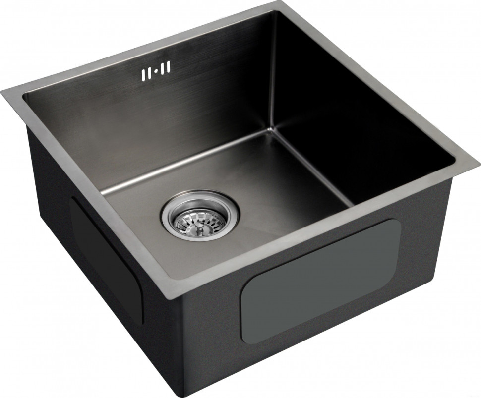 Кухонная мойка ARFEKA AF 440*440 Black PVD Nano