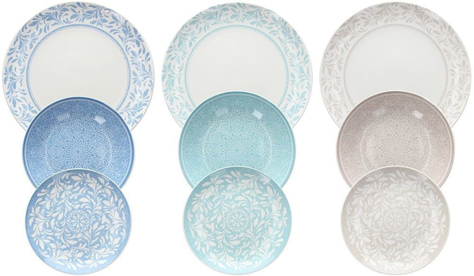 Набор тарелок Tognana Madison Celine MC07018M221 (18 шт)