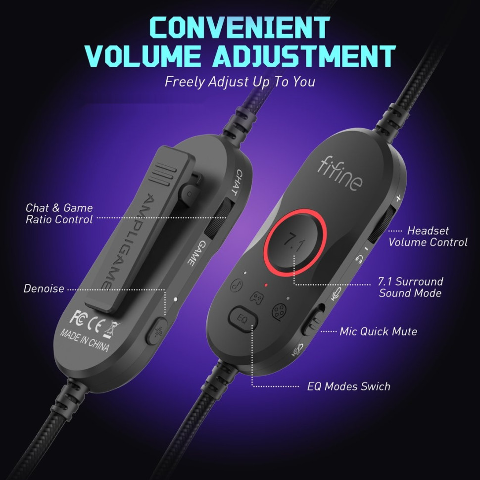 Наушники FIFINE H16 (черный)