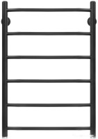 Полотенцесушитель Granula Трапеция 50х80 6 перекладин (нижнее подключение, черный матовый)