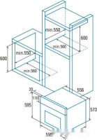 Духовой шкаф CATA MDS 7206 WH