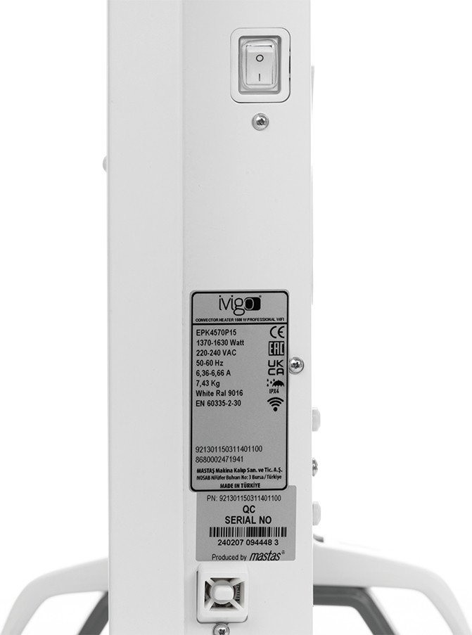 Конвектор iVigo EPK4570P15 Wi-Fi