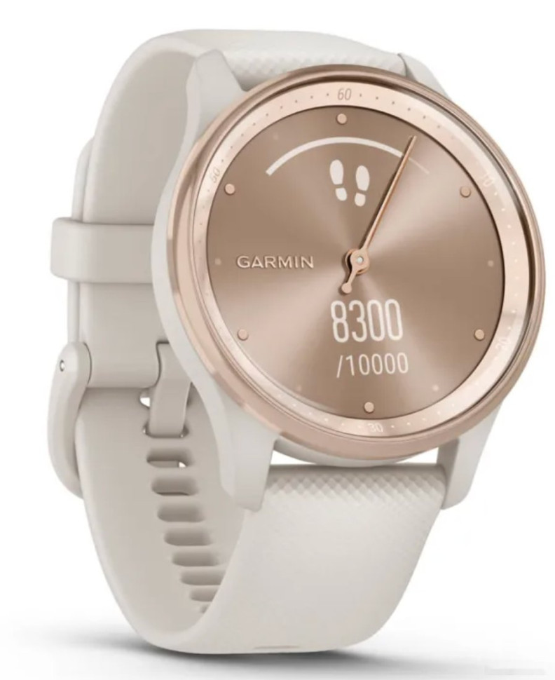 Гибридные умные часы Garmin Vivomove Trend (слоновая кость)
