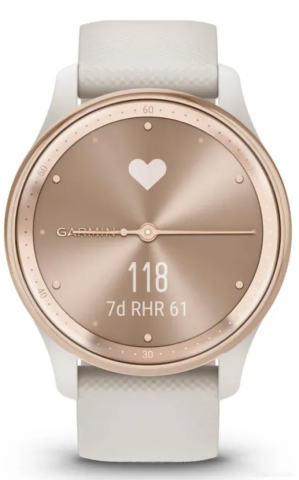 Гибридные умные часы Garmin Vivomove Trend (слоновая кость)