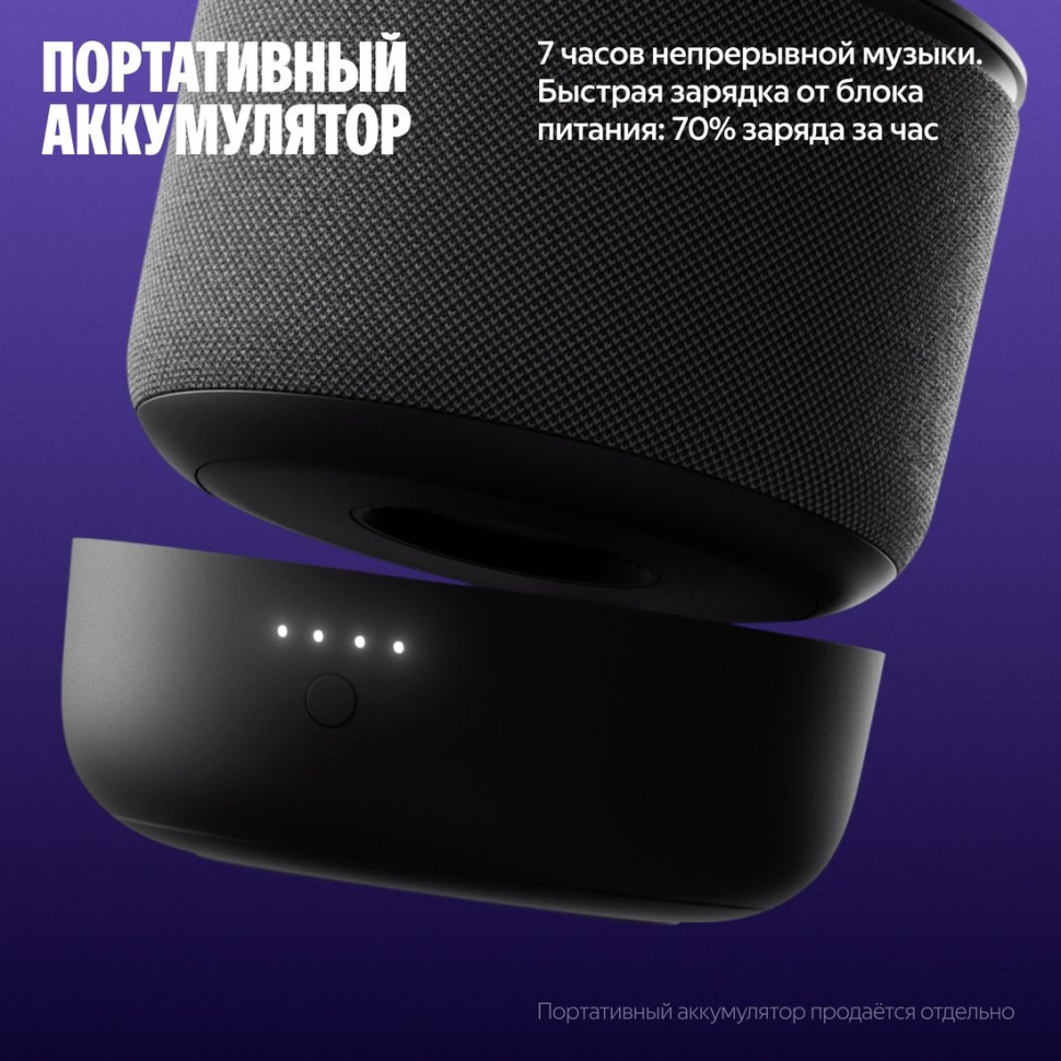 Умная колонка Яндекс Станция Мини 3 Про (серый)
