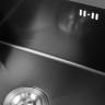 Кухонная мойка Saniteco 5045 Nano + Spike F9S07000 (хром, с сифоном, дозатором и коландером)