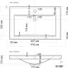 Умывальник Madera Alice 58