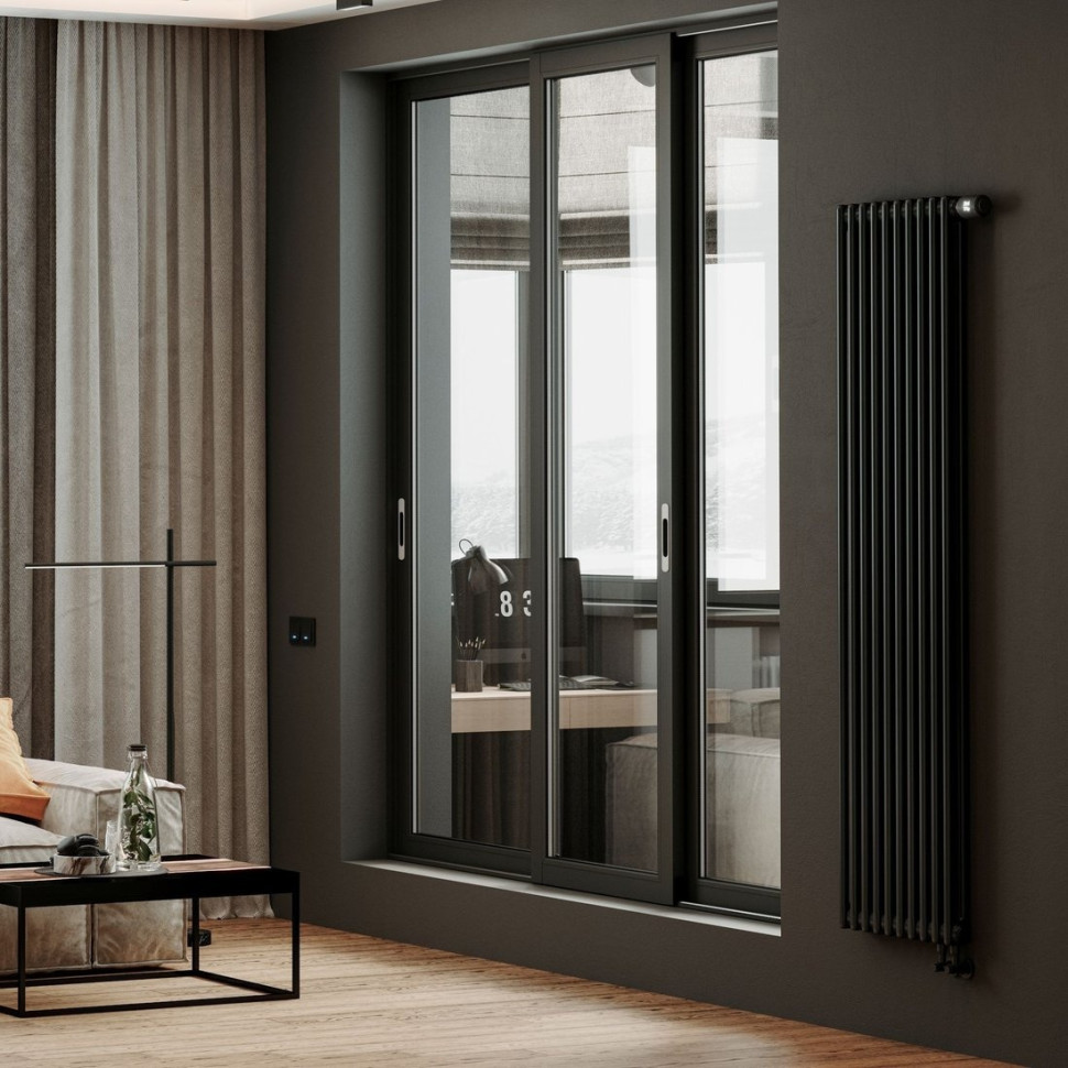 Радиатор Royal Thermo Insignia VC2180 - 12 секций RAL9005m