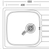 Кухонная мойка Kromevye EX 180
