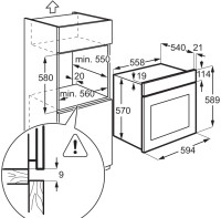 Духовой шкаф Electrolux EZB52410AK