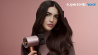 Фен Dyson HD16 Supersonic Nural Straight+Wavy (с переходником на евровилку, янтарный шелк)