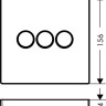 Смеситель Hansgrohe ShowerSelect Glass 15736400 (белый/хром)