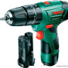 Ударная дрель-шуруповерт Bosch PSB 10.8 LI-2 0603983921 (с 2-мя АКБ)
