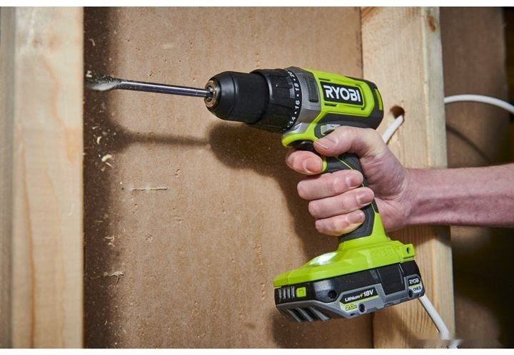 Дрель-шуруповерт Ryobi RDD18-2C52S 5133005522 (с 2-мя АКБ 2 Ач+5 Ач, сумка)