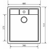 Кухонная мойка AquaSanita Nova SQN100 110 beige