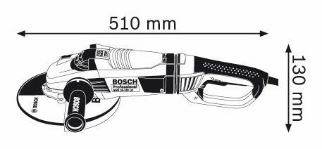 Угловая шлифмашина Bosch GWS 26-180 LVI Professional