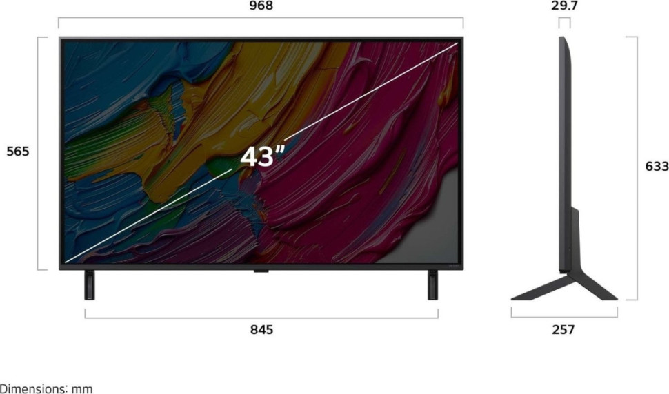 Телевизор LG AI QNED80 43QNED80A6A