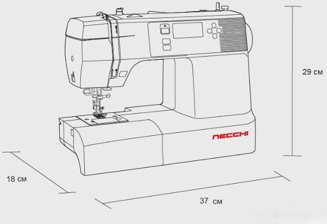 Компьютерная швейная машина Necchi 1500