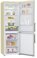 Холодильник с нижней морозильной камерой LG GA-B459MESL